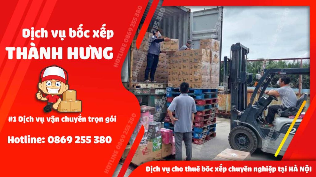 Dịch Vụ Bốc Dỡ Hàng Xe Container